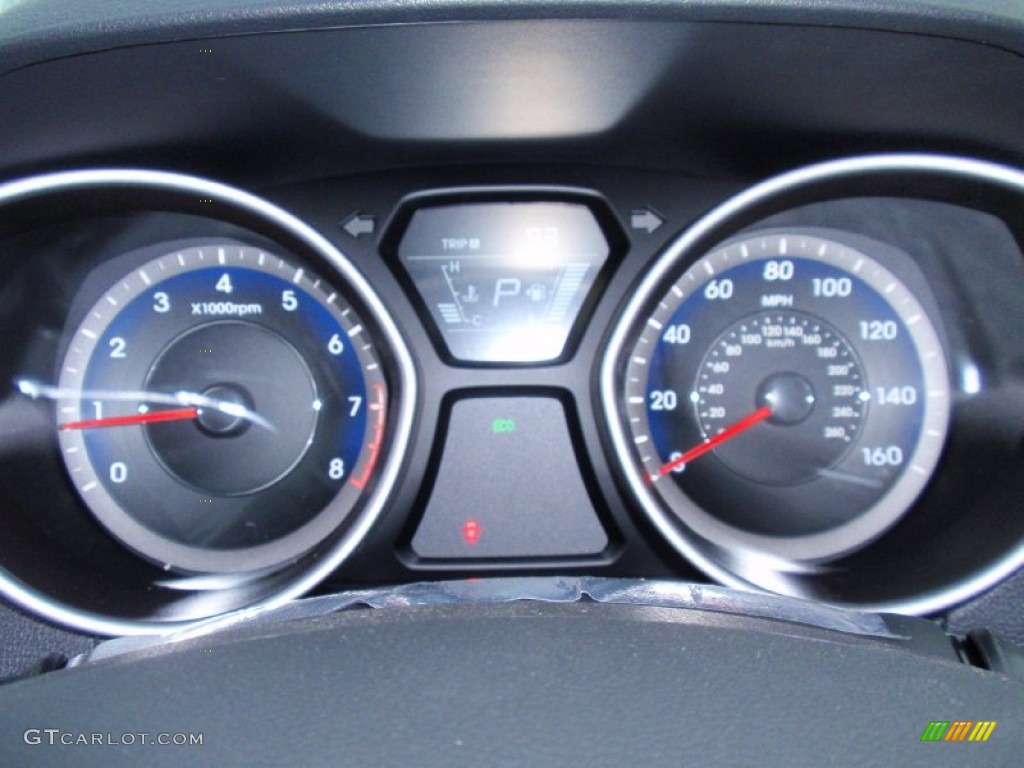 2014 Elantra Limited Sedan - Black / Black photo #33