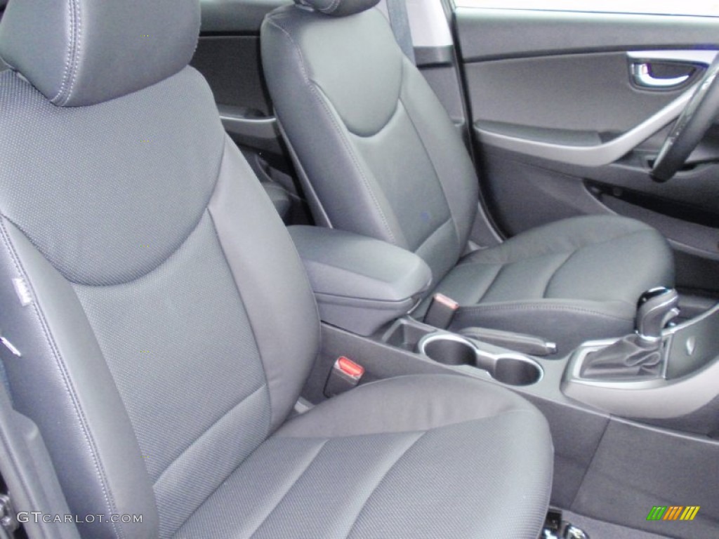 2014 Elantra Limited Sedan - Black / Black photo #19