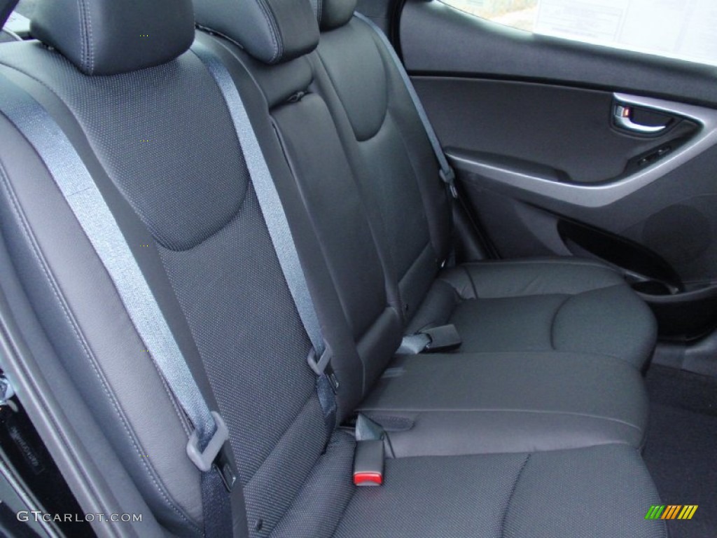 2014 Elantra Limited Sedan - Black / Black photo #21
