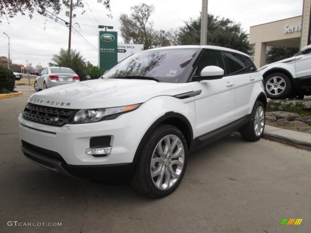 Fuji White 2014 Land Rover Range Rover Evoque Pure Plus Exterior Photo #90316935