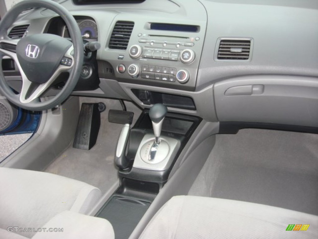 2011 Civic LX Sedan - Atomic Blue Metallic / Gray photo #13