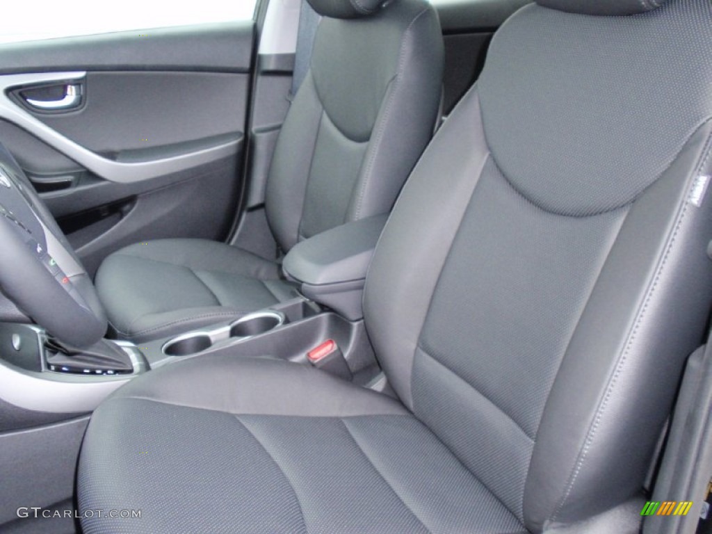 2014 Elantra Limited Sedan - Black / Black photo #26