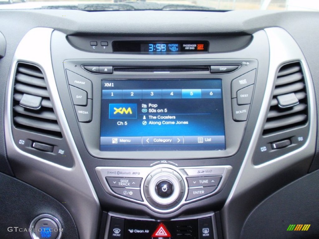 2014 Elantra Limited Sedan - Black / Black photo #30