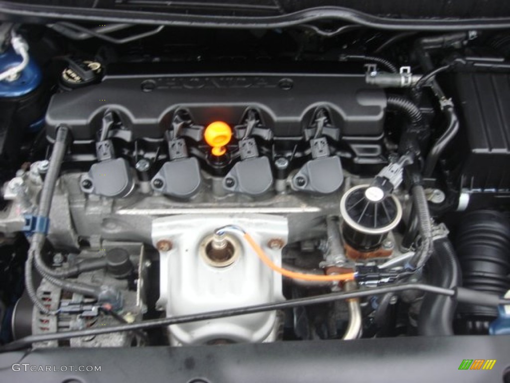 2011 Civic LX Sedan - Atomic Blue Metallic / Gray photo #24