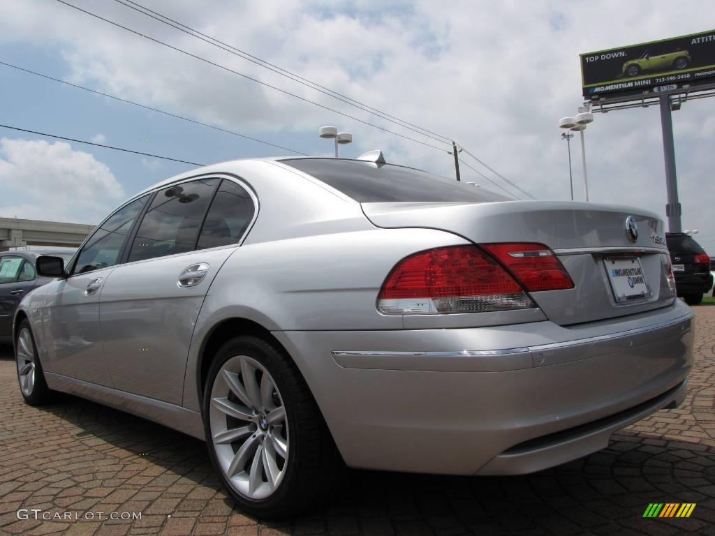 2008 7 Series 750Li Sedan - Titanium Silver Metallic / Black photo #3