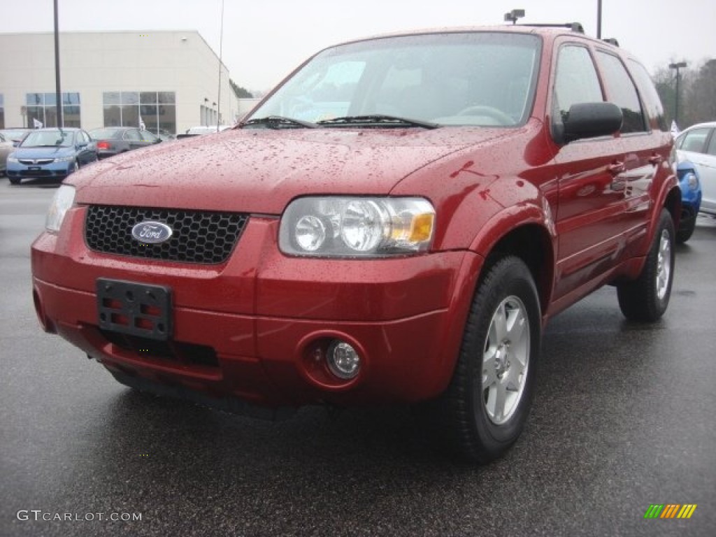 Redfire Metallic 2006 Ford Escape Limited Exterior Photo #90317247