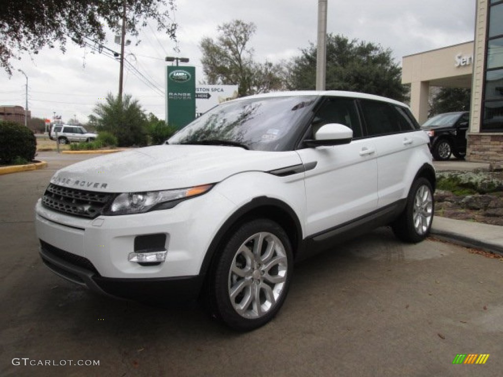 Fuji White 2014 Land Rover Range Rover Evoque Pure Plus Exterior Photo #90317445
