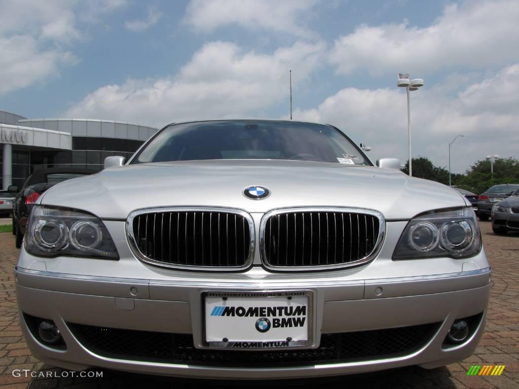 2008 7 Series 750Li Sedan - Titanium Silver Metallic / Black photo #8