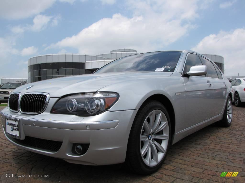 2008 7 Series 750Li Sedan - Titanium Silver Metallic / Black photo #9