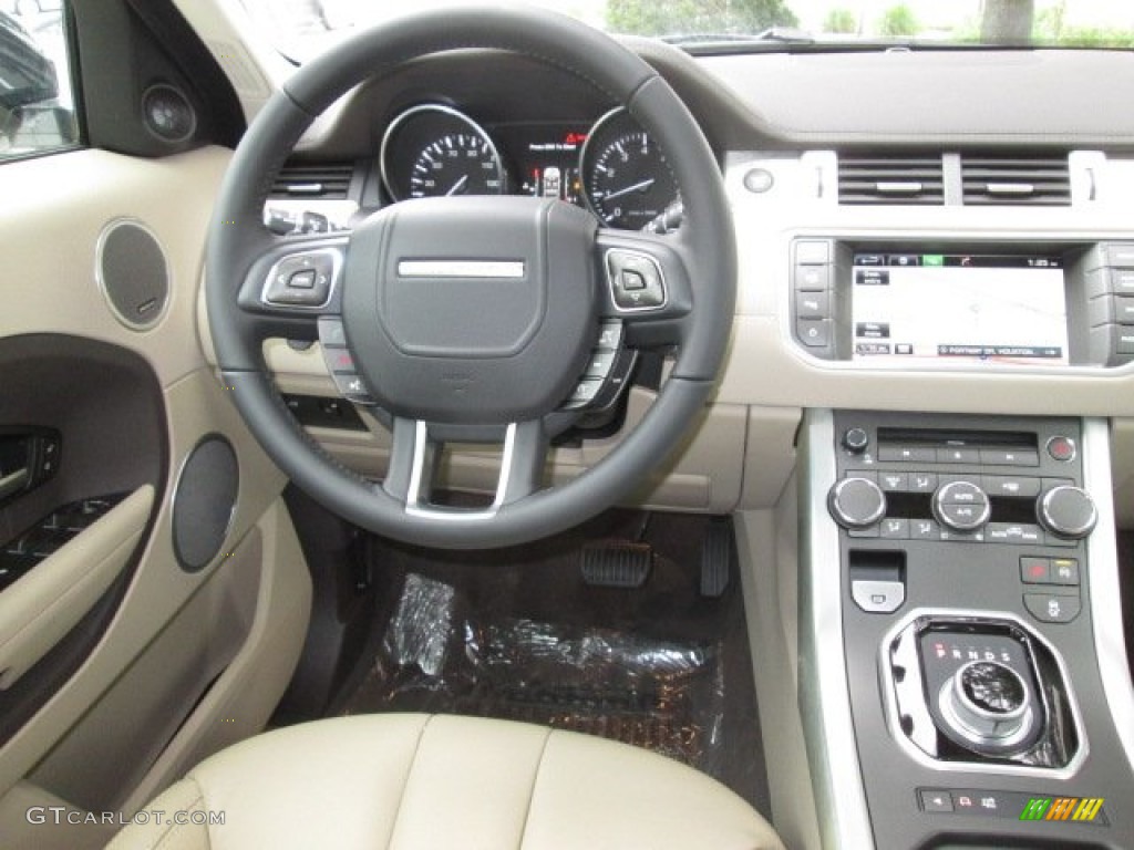 2014 Land Rover Range Rover Evoque Pure Plus Almond/Espresso Dashboard Photo #90317628