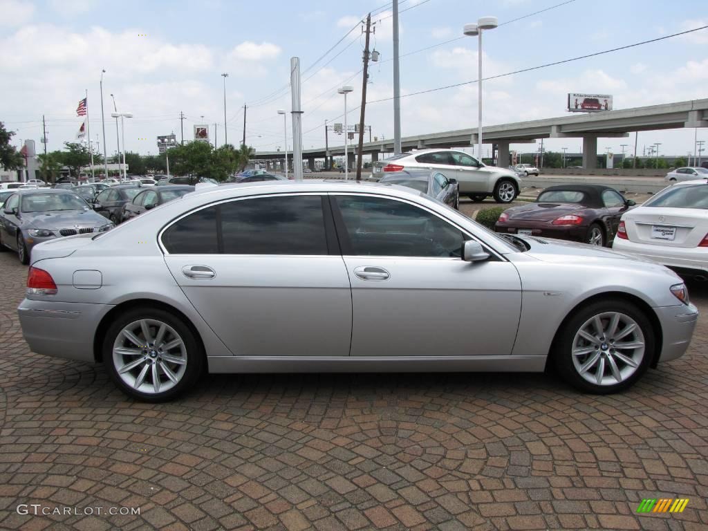 2008 7 Series 750Li Sedan - Titanium Silver Metallic / Black photo #14