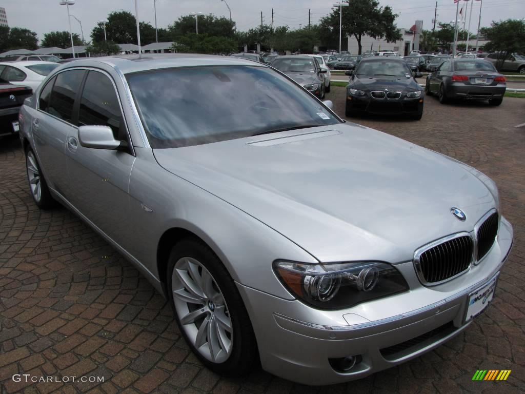 2008 7 Series 750Li Sedan - Titanium Silver Metallic / Black photo #15