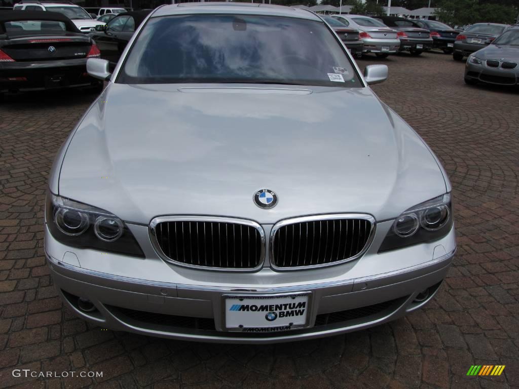 2008 7 Series 750Li Sedan - Titanium Silver Metallic / Black photo #16