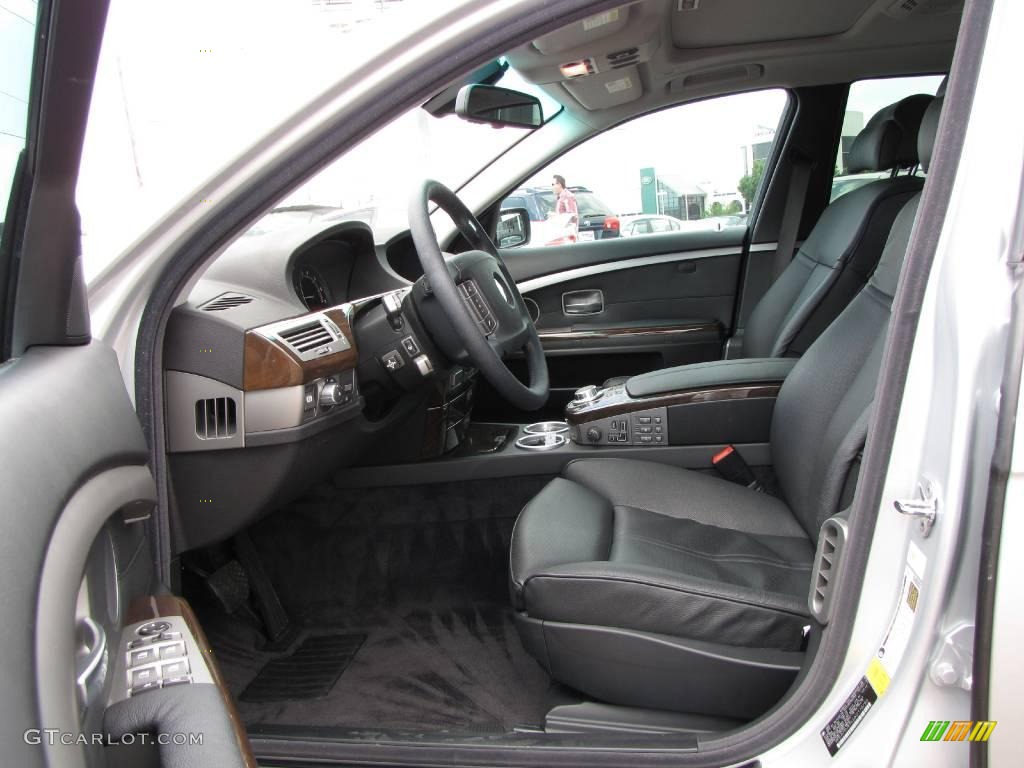 2008 7 Series 750Li Sedan - Titanium Silver Metallic / Black photo #17