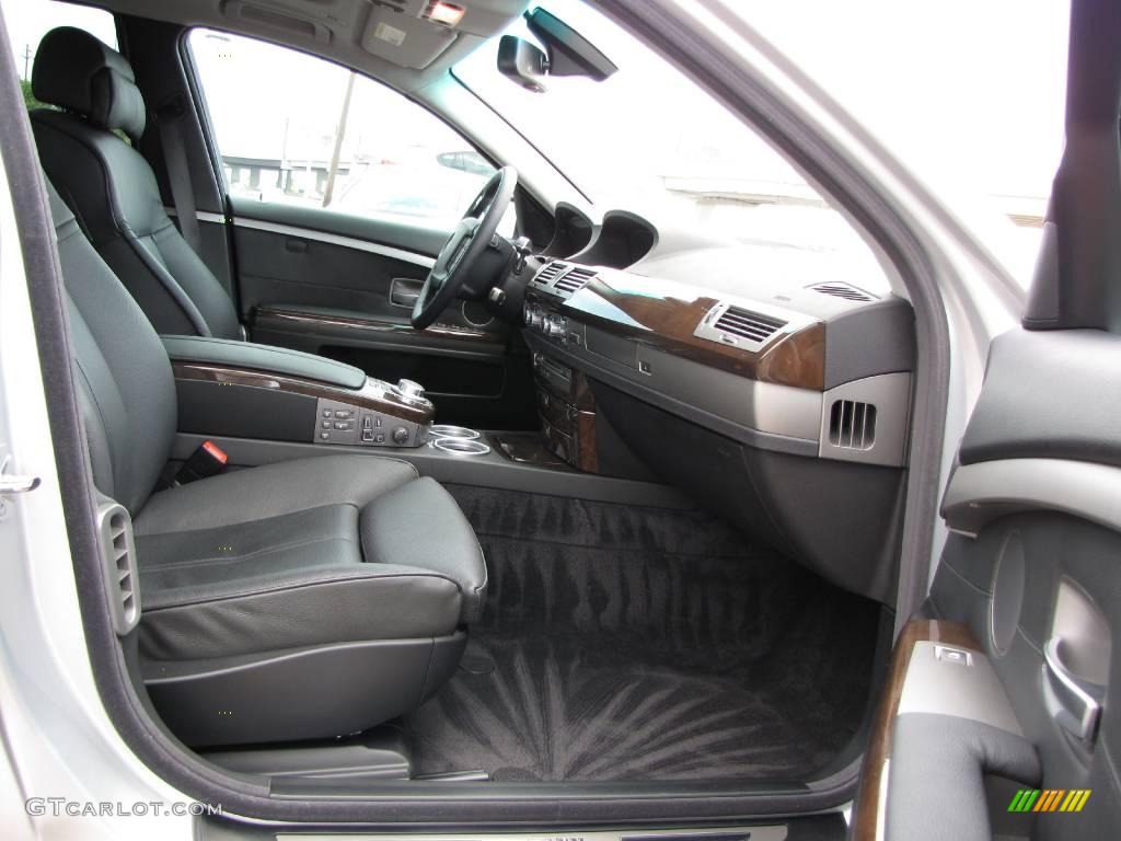 2008 7 Series 750Li Sedan - Titanium Silver Metallic / Black photo #18