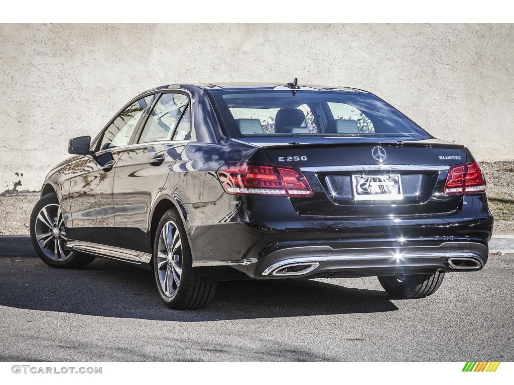 2014 E E250 BlueTEC Sedan - Black / Black photo #2