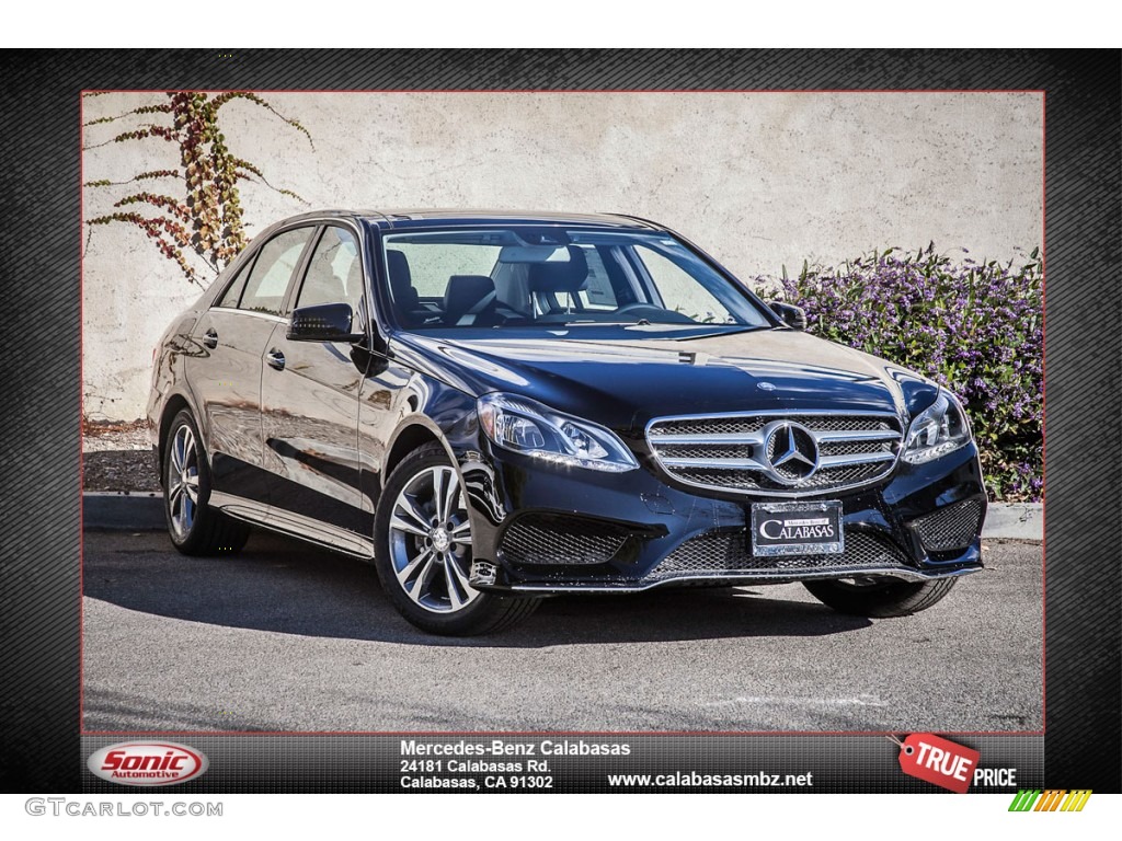 2014 E E250 BlueTEC Sedan - Black / Black photo #1