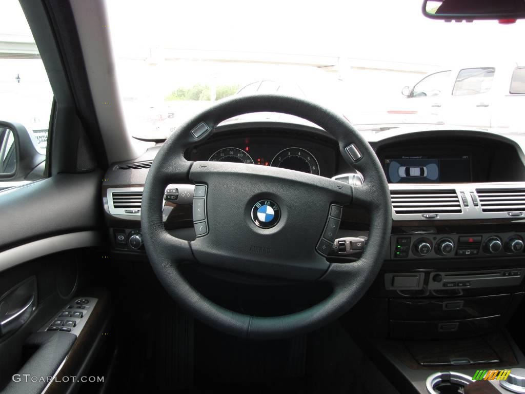 2008 7 Series 750Li Sedan - Titanium Silver Metallic / Black photo #27