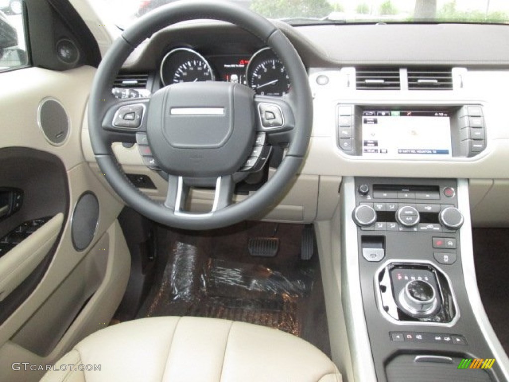 2014 Land Rover Range Rover Evoque Pure Almond/Espresso Dashboard Photo #90318630