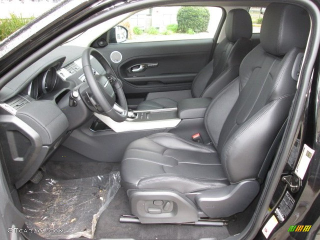 Ebony Interior 2014 Land Rover Range Rover Evoque Coupe Pure Plus Photo #90318876