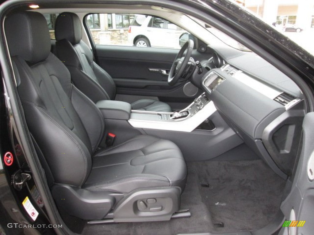 Ebony Interior 2014 Land Rover Range Rover Evoque Coupe Pure Plus Photo #90318924