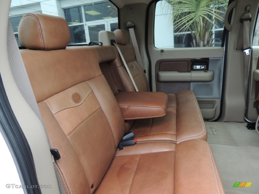 2005 F150 King Ranch SuperCrew 4x4 - Oxford White / Castano Brown Leather photo #8