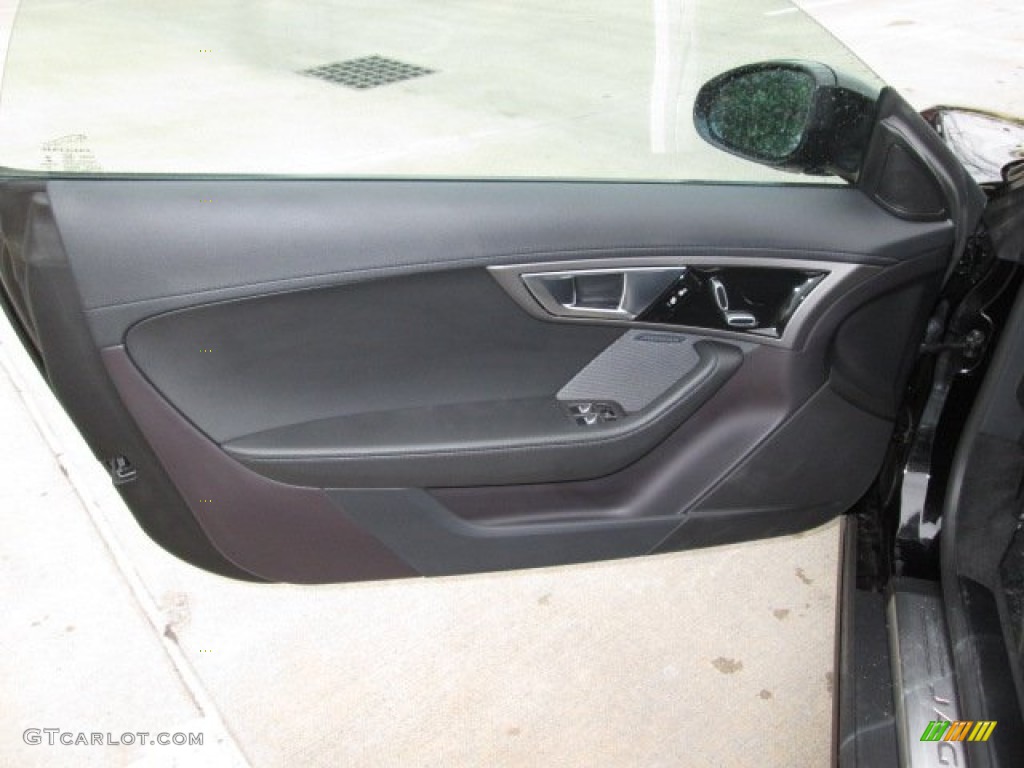 2014 Jaguar F-TYPE Standard F-TYPE Model Jet Door Panel Photo #90320092