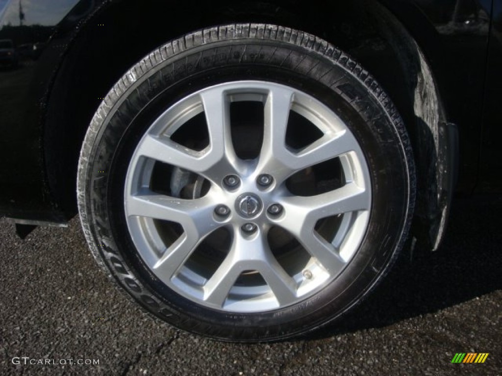 2011 Rogue SL AWD - Wicked Black / Black photo #10