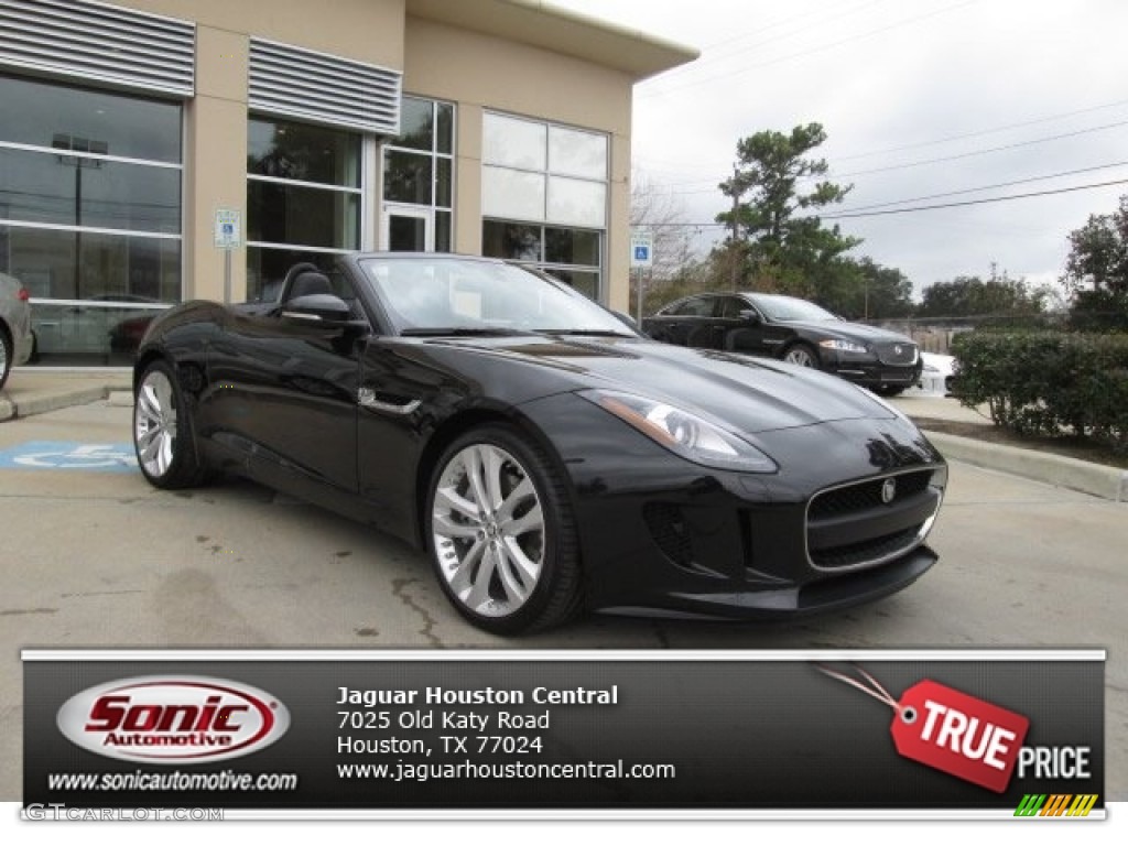 2014 F-TYPE  - Ultimate Black Metallic / Jet photo #1