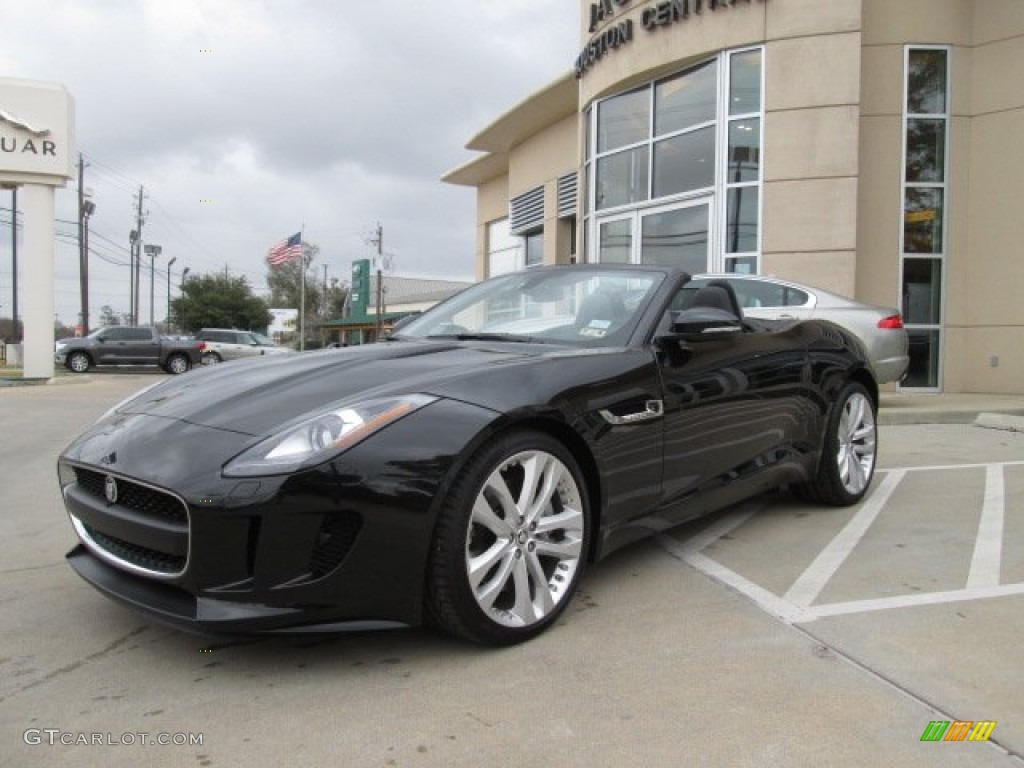 2014 F-TYPE  - Ultimate Black Metallic / Jet photo #5