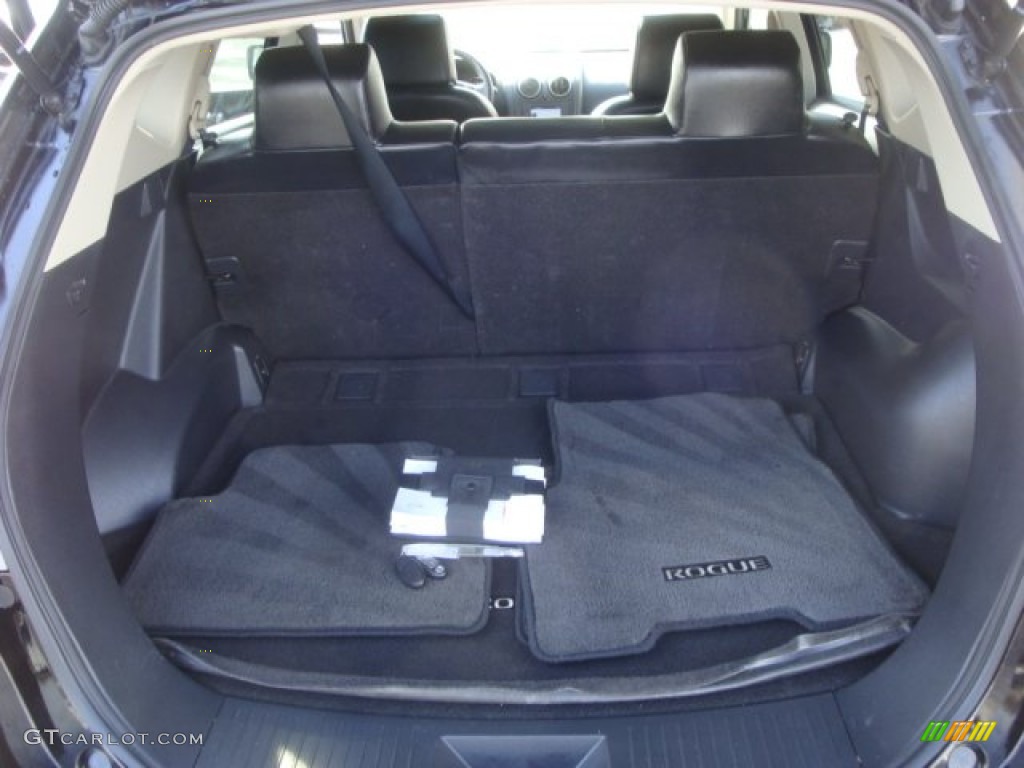 2011 Rogue SL AWD - Wicked Black / Black photo #27