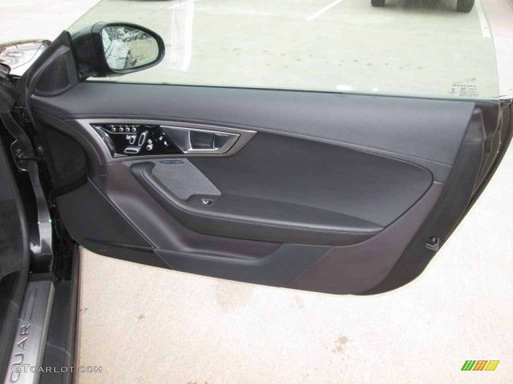 2014 Jaguar F-TYPE S Jet Door Panel Photo #90320961