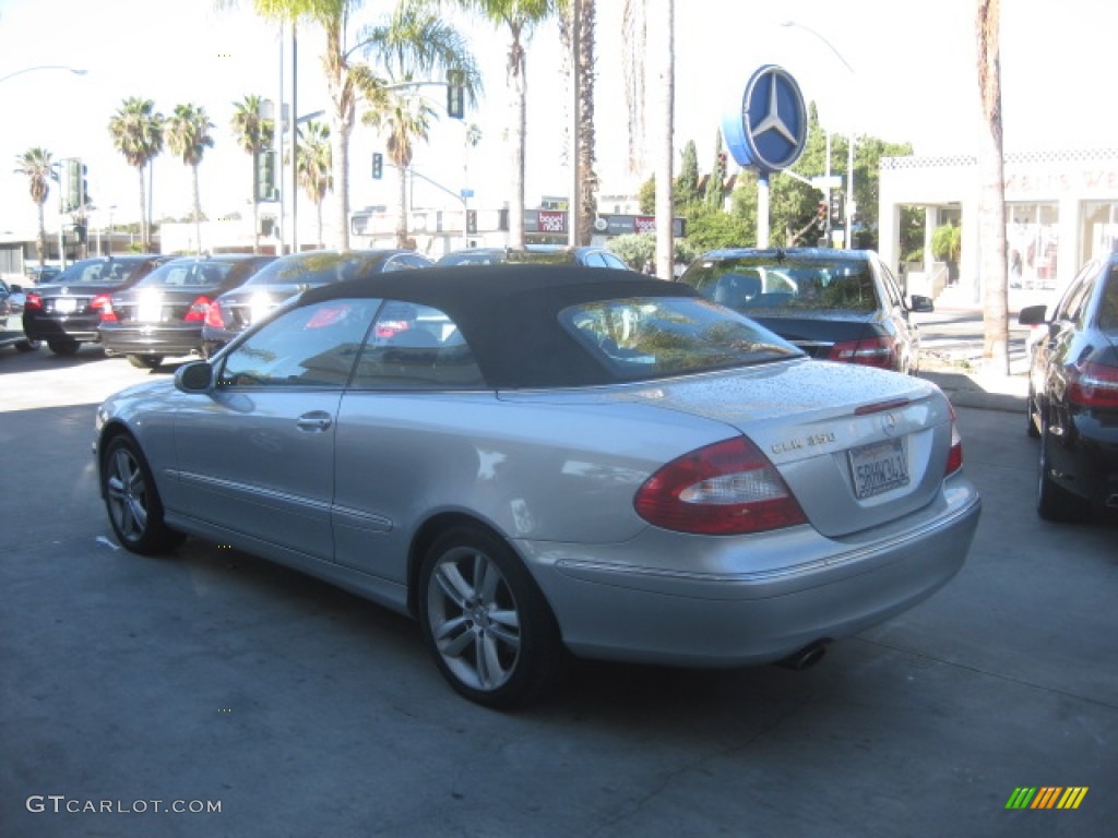2006 CLK 350 Cabriolet - Iridium Silver Metallic / Black photo #4