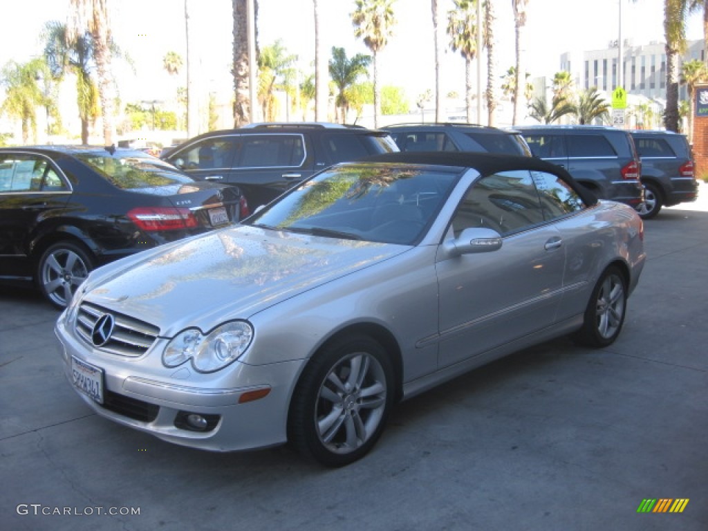 2006 CLK 350 Cabriolet - Iridium Silver Metallic / Black photo #5
