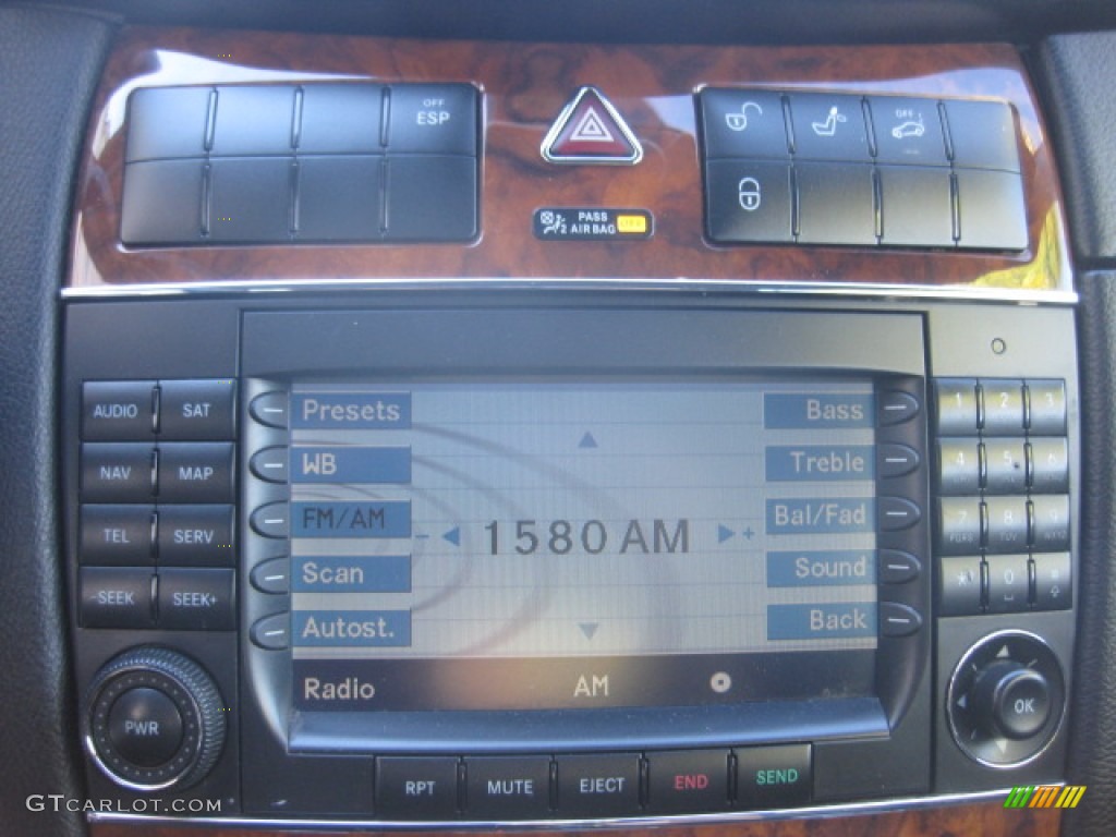 2006 CLK 350 Cabriolet - Iridium Silver Metallic / Black photo #14