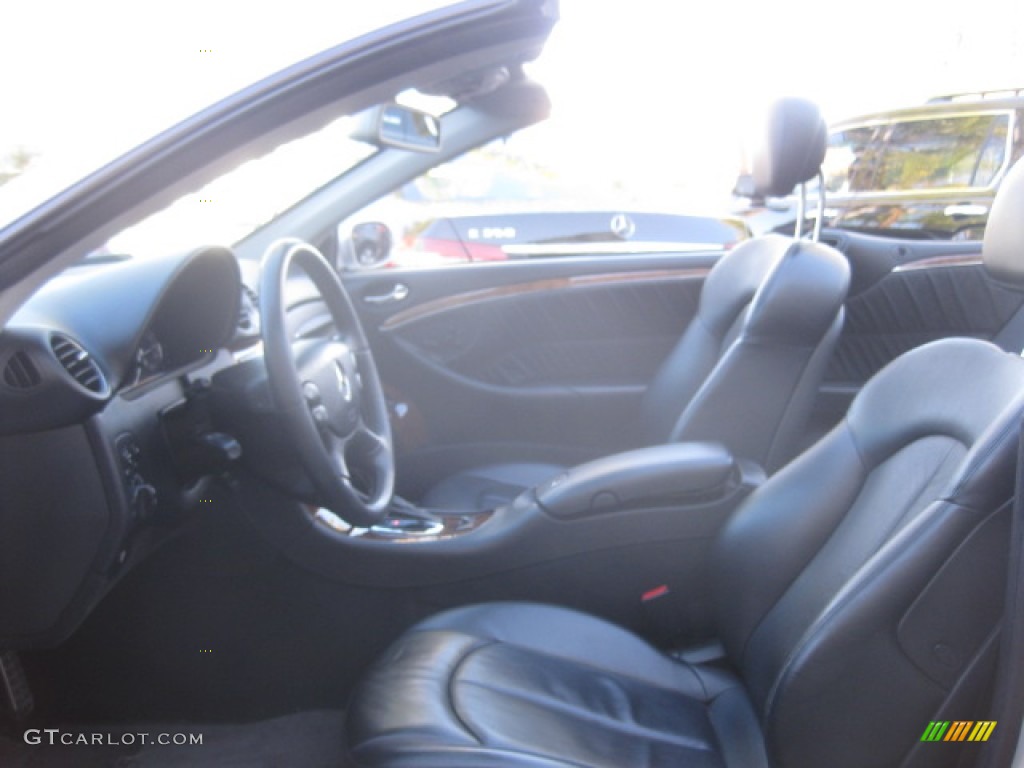 2006 CLK 350 Cabriolet - Iridium Silver Metallic / Black photo #17