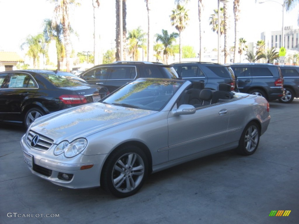 2006 CLK 350 Cabriolet - Iridium Silver Metallic / Black photo #21