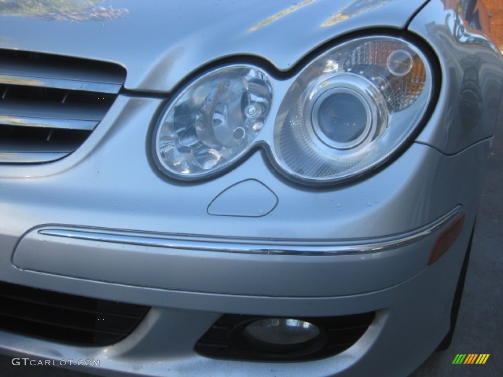 2006 CLK 350 Cabriolet - Iridium Silver Metallic / Black photo #22