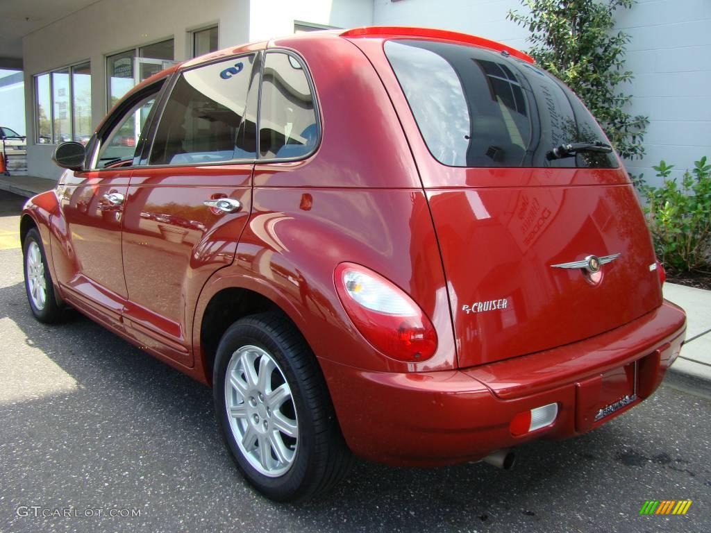 2008 PT Cruiser Touring - Inferno Red Crystal Pearl / Pastel Pebble Beige photo #4