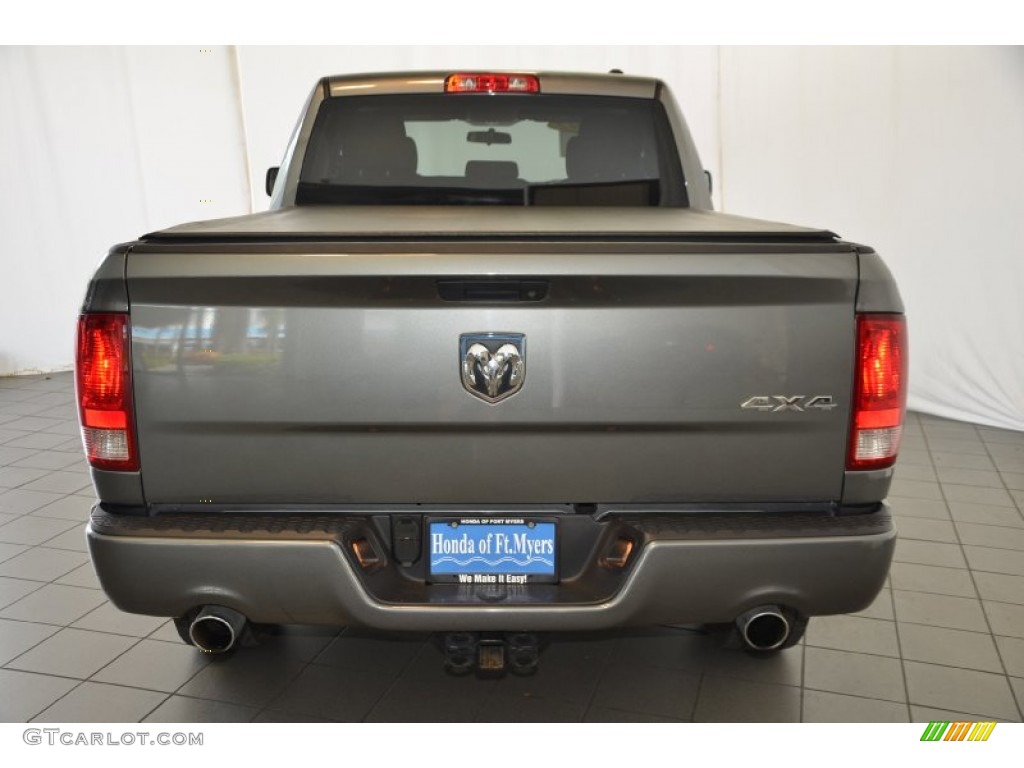 2012 Ram 1500 Express Quad Cab 4x4 - Mineral Gray Metallic / Dark Slate Gray/Medium Graystone photo #7