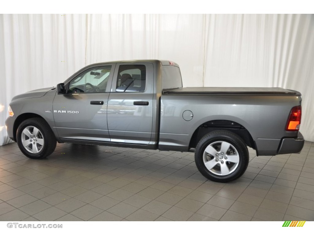 2012 Ram 1500 Express Quad Cab 4x4 - Mineral Gray Metallic / Dark Slate Gray/Medium Graystone photo #11