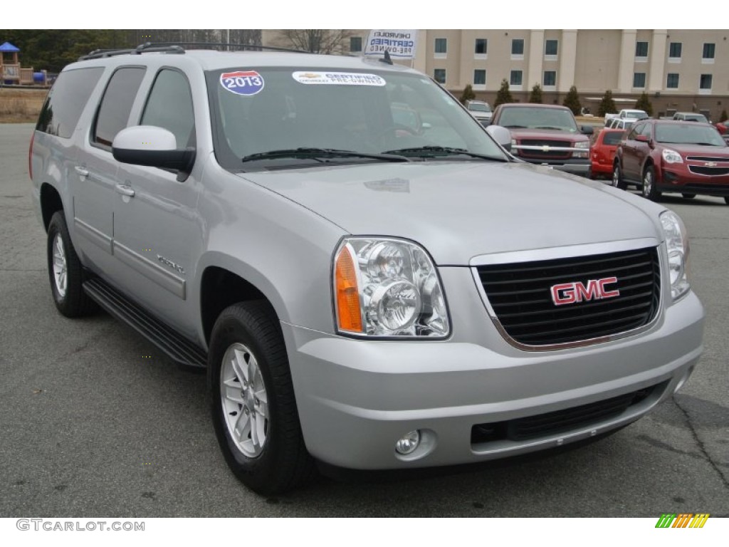 2013 Yukon XL SLT 4x4 - Quicksilver Metallic / Ebony photo #1