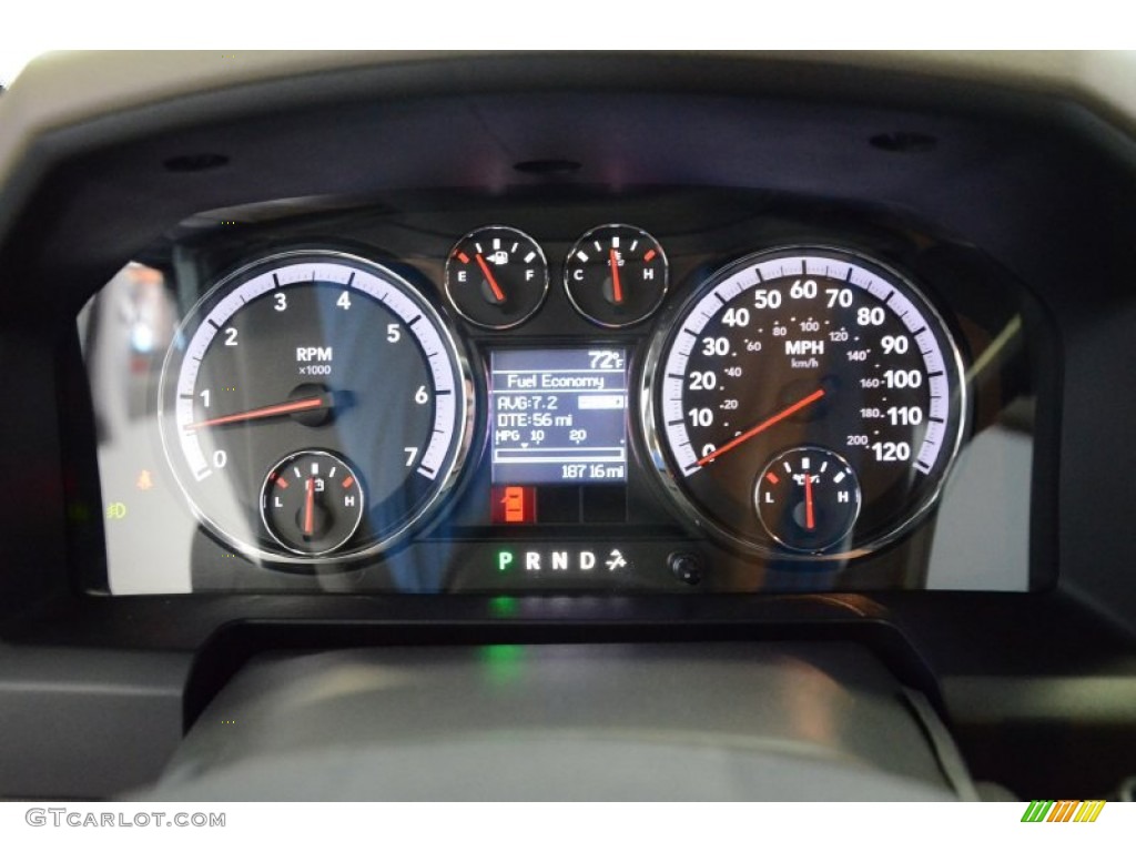 2012 Dodge Ram 1500 Express Quad Cab 4x4 Gauges Photo #90323910