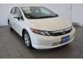 Taffeta White - Civic LX Sedan Photo No. 1