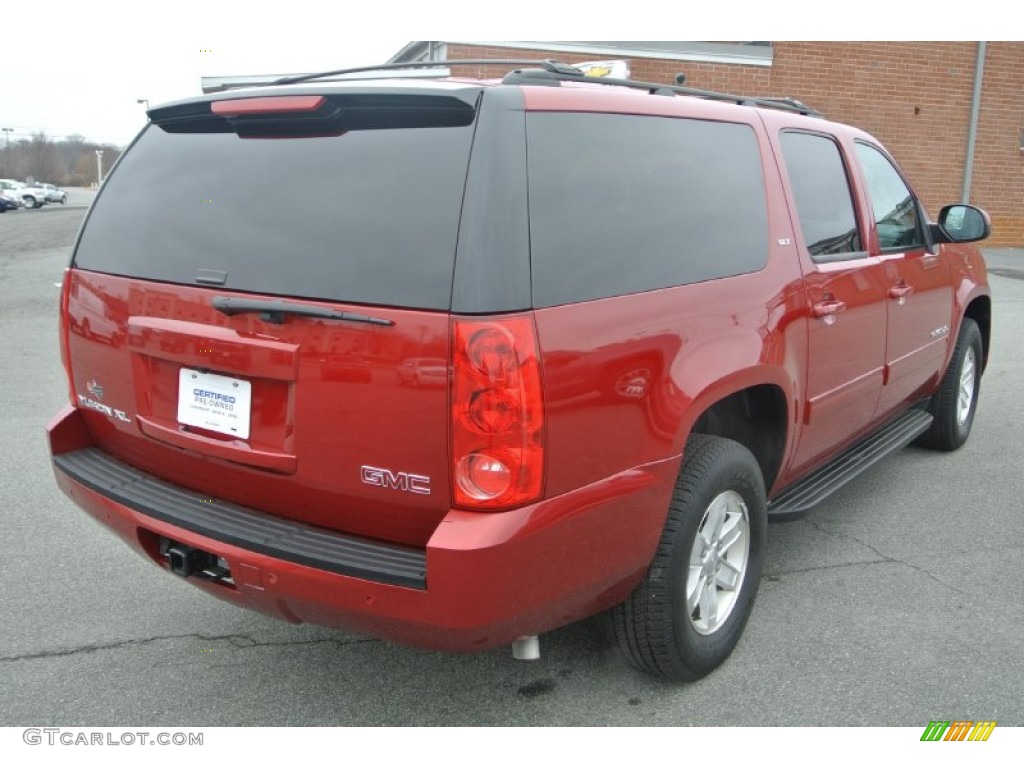 2013 Yukon XL SLT 4x4 - Crystal Red Tintcoat / Ebony photo #5