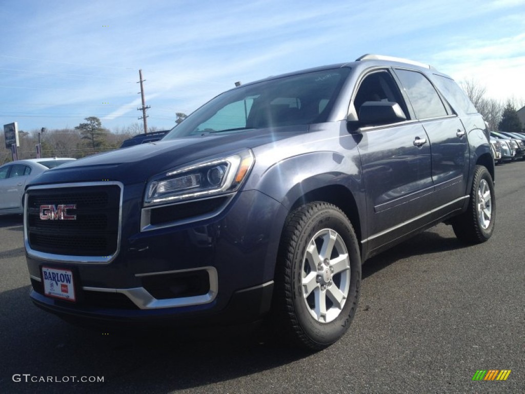 2014 Acadia SLE AWD - Atlantis Blue Metallic / Ebony photo #1