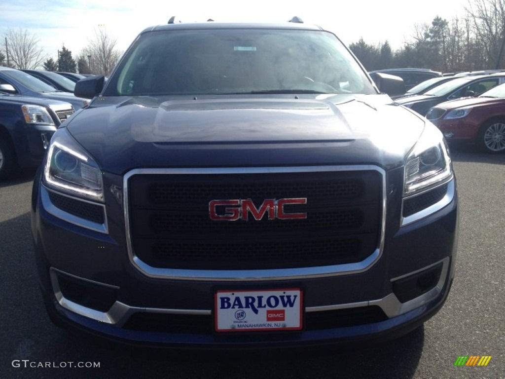 2014 Acadia SLE AWD - Atlantis Blue Metallic / Ebony photo #2