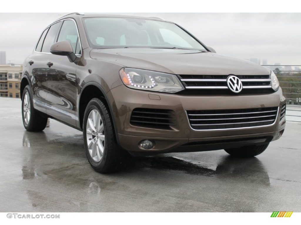Toffee Brown Metallic 2013 Volkswagen Touareg VR6 FSI Sport 4XMotion Exterior Photo #90324762