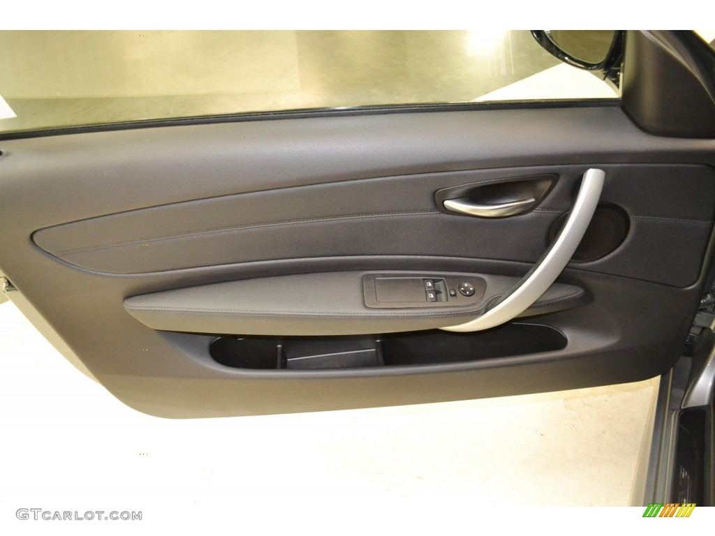 2011 1 Series 128i Coupe - Space Gray Metallic / Black photo #16