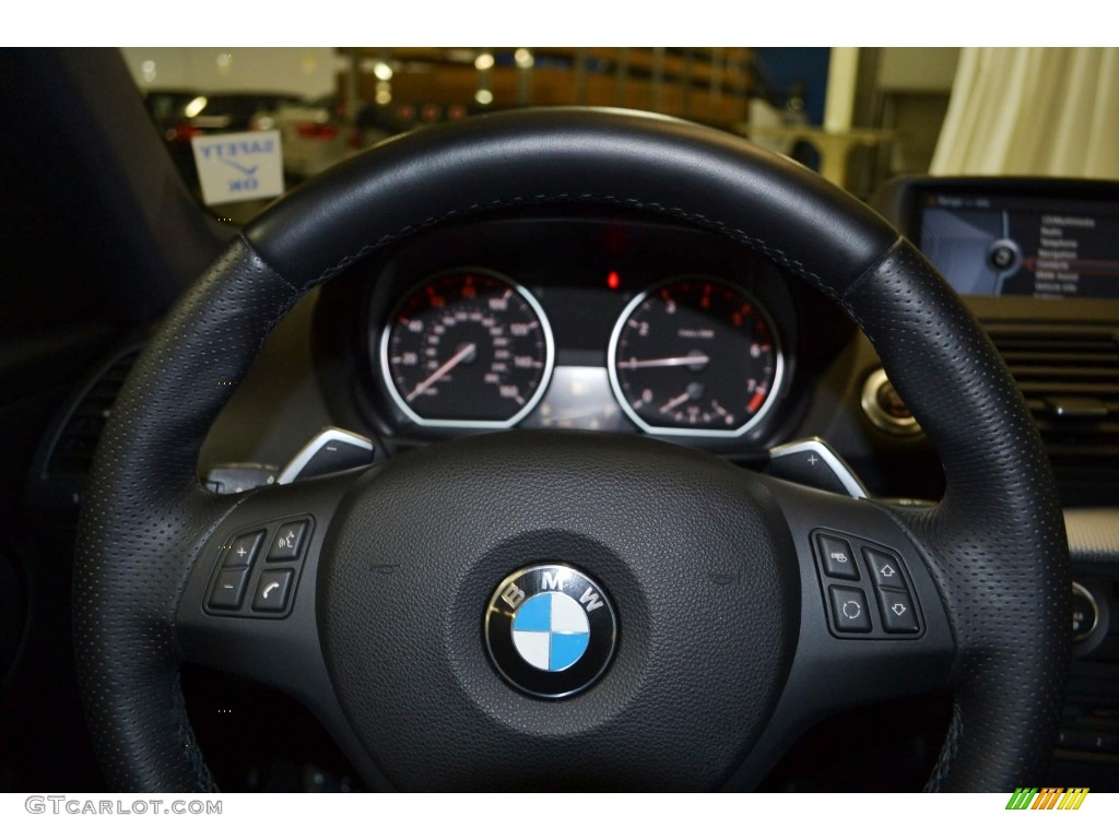 2011 1 Series 128i Coupe - Space Gray Metallic / Black photo #21